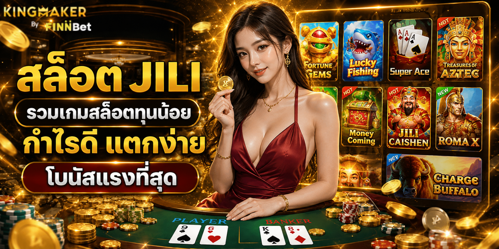 สล็อต JILI KINGMAKER แตกง่าย